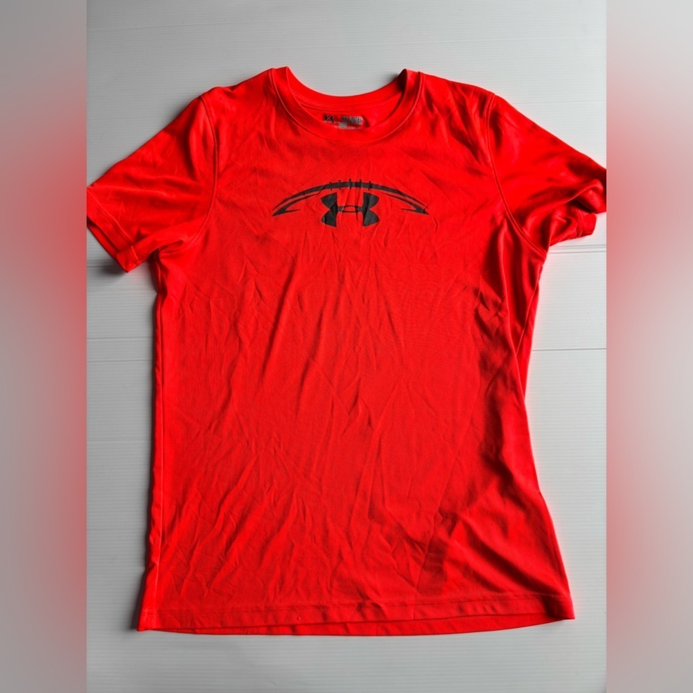 Under Armour Orange Tee Shirt Youth Extra Large